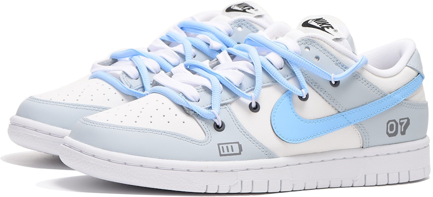 나이키 덩크 로우 레트로 '회색 파랑' (커스텀) DJ6188-101(Team拾伍-男款灰蓝电玩SBOX) Shop 나이키 덩크 로우 레트로 '회색 파랑' (커스텀) DJ6188-101(Team拾伍-男款灰蓝电玩SBOX)