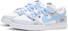 Shop 나이키 덩크 로우 레트로 '회색 파랑' (커스텀) DJ6188-101(Team拾伍-男款灰蓝电玩SBOX)