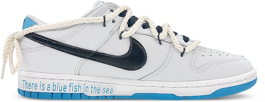 ナイキ ダンク ロー レトロ "灰青鯉" (カスタム) DV0831-001(Team40-男款锦鲤灰蓝) Order ナイキ ダンク ロー レトロ "灰青鯉" (カスタム) DV0831-001(Team40-男款锦鲤灰蓝)