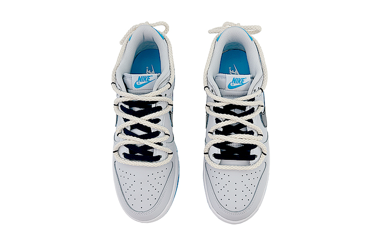 Shop 나이키 덩크 로우 레트로 '회청 잉어' (커스텀) DV0831-001(Team40-男款锦鲤灰蓝)