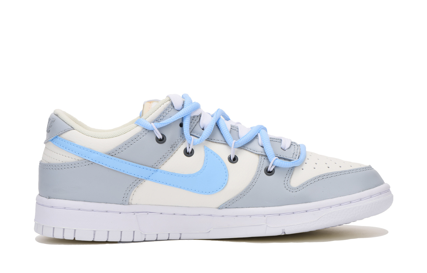 Order [Zapatillas Personalizadas] Nike Dunk Low Retro 'Gris Azul Metaverso' DJ6188-101(Team拾伍-男款电玩三S-BOX)
