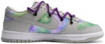 Order 나이키 덩크 로우 레트로 '회/파/보/녹 타이다이 디컨' DD1391-103(TeamI-男款解构鞋带紫提乌龙)