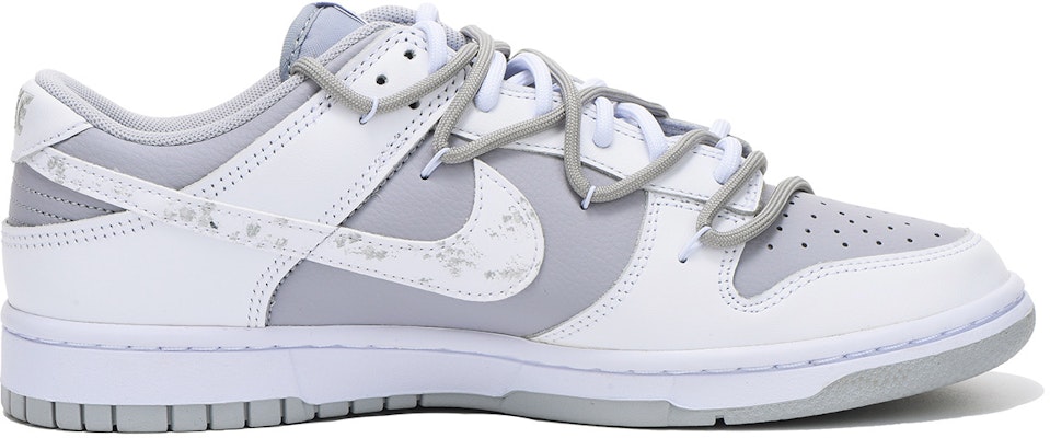 【定製球鞋】 Nike Dunk Low Retro 字母 解構 高街 禮物 低幫 板鞋 男款 灰色 Order 【定製球鞋】 Nike Dunk Low Retro 字母 解構 高街 禮物 低幫 板鞋 男款 灰色