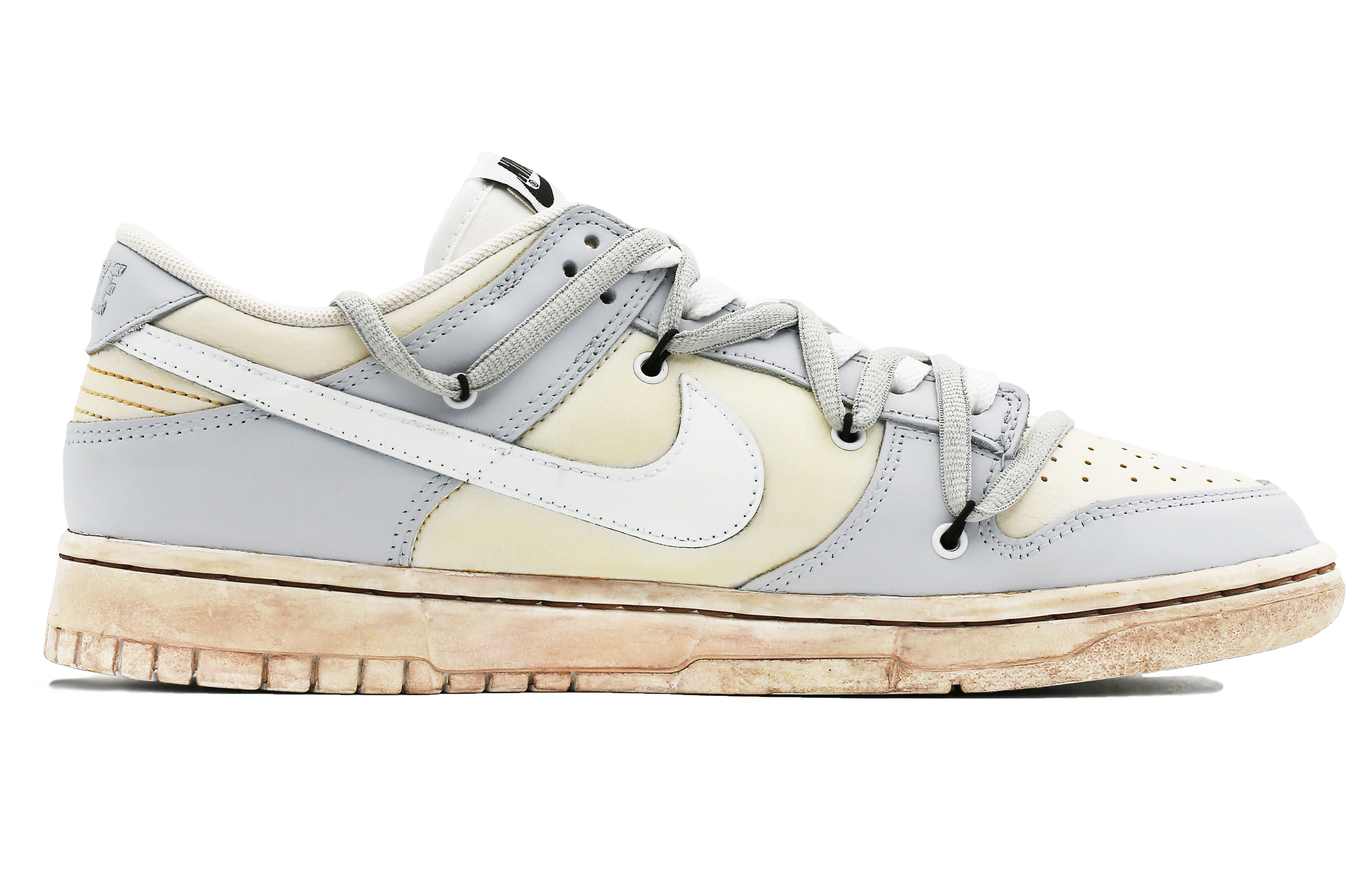 Order Nike Dunk Low Retro "グレーダイアリー" (カスタム) DJ6188-101(Team31-男款灰色日记)