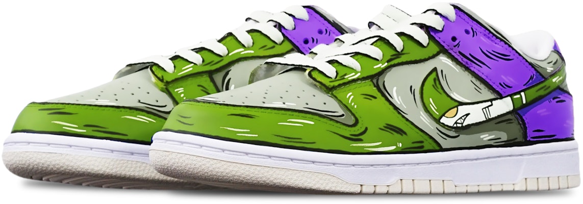 カスタム ダンク ロー "グレー/緑/紫" DJ6188-100(TeamT-鲨鱼灰绿紫S-BOX) Lookbook カスタム ダンク ロー "グレー/緑/紫" DJ6188-100(TeamT-鲨鱼灰绿紫S-BOX)