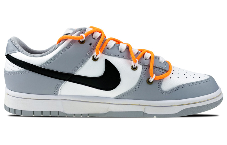 Order [Nike Sepatu Custom] Dunk Low Retro 'Grey Orange Playbox' DJ6188-001(Team叁-男款灰橙齿轮S-BOX)