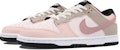 나이키 덩크 로우 레트로 '회핑크' (커스텀) CW1590-100(Team53-女款乌梅子酱S-BOX)