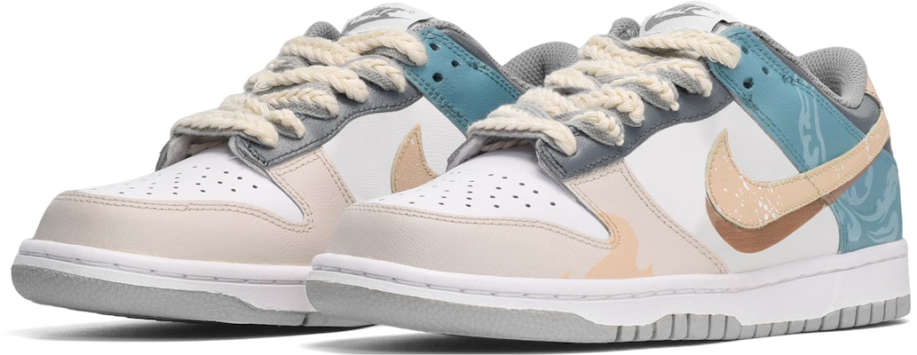 カスタム ダンク ロー "グレー/白/青" DJ6188-003(TeamE-男款潮流印花灰白蓝BOX) Lookbook カスタム ダンク ロー "グレー/白/青" DJ6188-003(TeamE-男款潮流印花灰白蓝BOX)