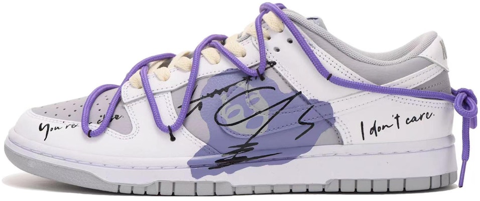 나이키 덩크 로우 레트로 '회백 보라 그라피티' (커스텀) DJ6188-003(Team32男款复古涂鸦) Buy 나이키 덩크 로우 레트로 '회백 보라 그라피티' (커스텀) DJ6188-003(Team32男款复古涂鸦)