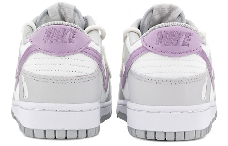 Shop [カスタムシューズ] ナイキ ダンク ロー レトロ 'グレー ホワイト パープル' DJ6188-003(TeamK-冰川)