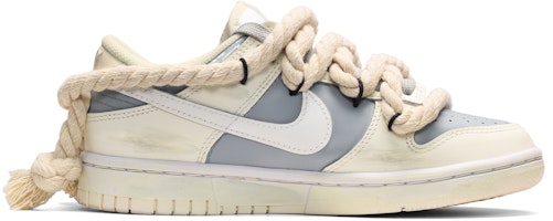 Zapatillas Nike Dunk Low Retro 'Gris Blanco Amarillo - Cara Sonriente' DJ6188-100(TeamE-男款麻绳笑脸灰白黄) Order Zapatillas Nike Dunk Low Retro 'Gris Blanco Amarillo - Cara Sonriente' DJ6188-100(TeamE-男款麻绳笑脸灰白黄)