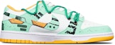 Order 【客製球鞋】 Nike Dunk Low Retro 戰損II高達機械風賽博龐克 解構 特殊鞋盒 低筒 滑板鞋 男款 綠白