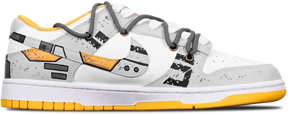 나이키 덩크 로우 레트로 '건담 사이버펑크 그레이-화이트' (커스텀) DD1391-702(TeamT-战损II灰白S-BOX) Order 나이키 덩크 로우 레트로 '건담 사이버펑크 그레이-화이트' (커스텀) DD1391-702(TeamT-战损II灰白S-BOX)