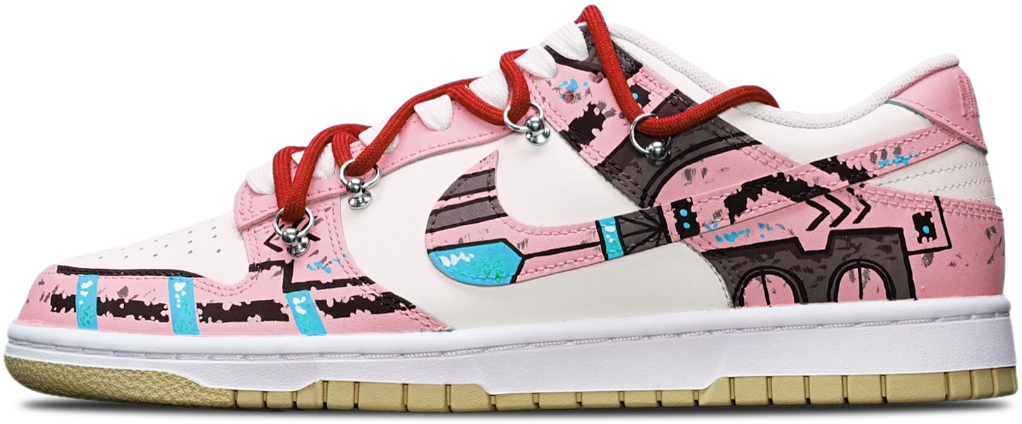 custom-shoes-nike-dunk-low-retro-gundam-pink-white