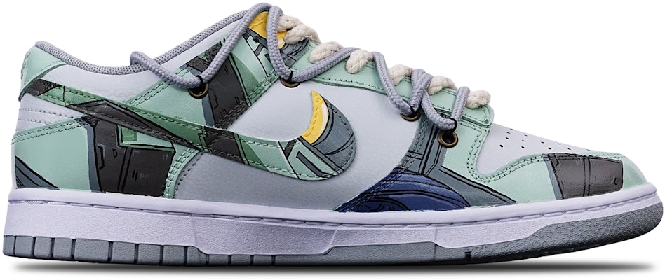 나이키 덩크 로우 레트로 '건담 유니콘' (커스텀) DJ6188-001(TeamT-机械扎古白灰绿S-BOX) Order 나이키 덩크 로우 레트로 '건담 유니콘' (커스텀) DJ6188-001(TeamT-机械扎古白灰绿S-BOX)