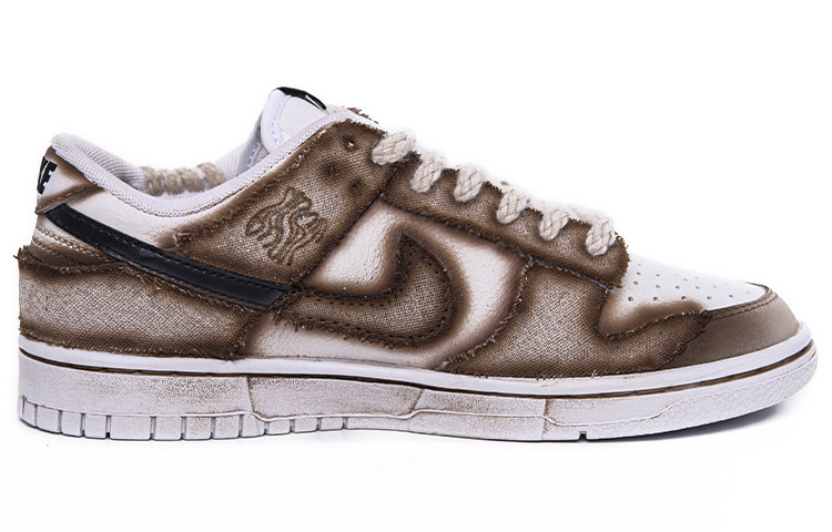 Order [Kasut Custom] Nike Dunk Low Retro 'Hemp Burlap' DJ6188-101(Team1-男款钻木取火)