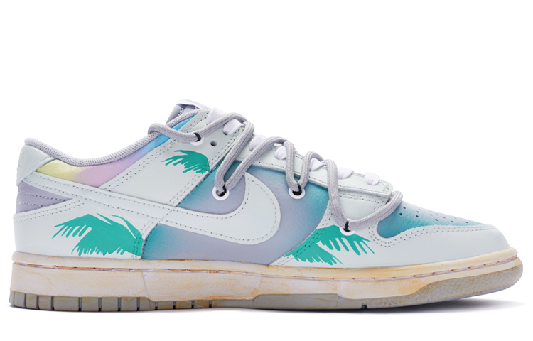 Order [Sepatu Custom] Nike Dunk Low Retro 'Hollywood West Coast Abu Putih' DJ6188-003(TeamR-好莱坞往事男款)