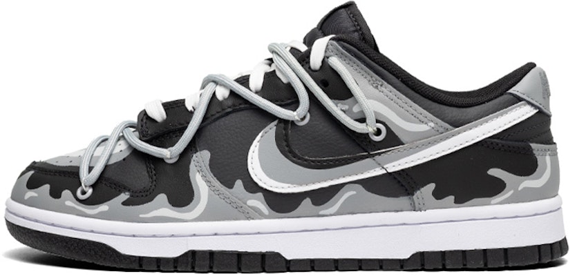 【カスタムシューズ】ナイキダンクロー レトロ「熱血解体アニメ炎波グラデーション」 DJ6188-002(Teamfour-男款火浪黑白灰) Buy 【カスタムシューズ】ナイキダンクロー レトロ「熱血解体アニメ炎波グラデーション」 DJ6188-002(Teamfour-男款火浪黑白灰)