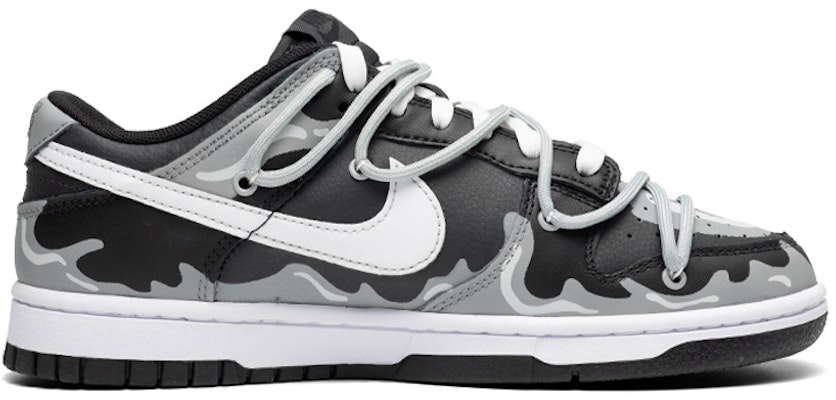 【カスタムシューズ】ナイキダンクロー レトロ「熱血解体アニメ炎波グラデーション」 DJ6188-002(Teamfour-男款火浪黑白灰) Order 【カスタムシューズ】ナイキダンクロー レトロ「熱血解体アニメ炎波グラデーション」 DJ6188-002(Teamfour-男款火浪黑白灰)