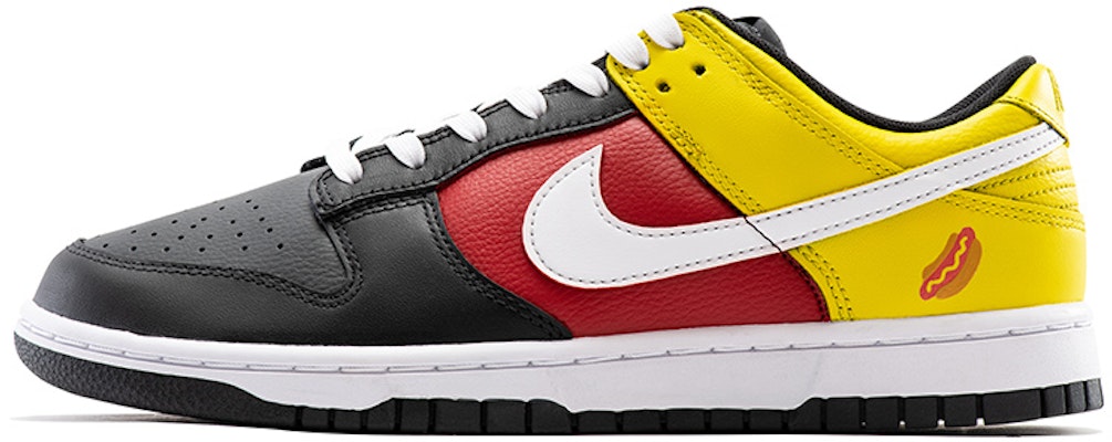 【カスタムシューズ】 ナイキ ダンク ロー レトロ「ホットドッグ」 DJ6188-002(Team29-男款黄红黑) Buy 【カスタムシューズ】 ナイキ ダンク ロー レトロ「ホットドッグ」 DJ6188-002(Team29-男款黄红黑)