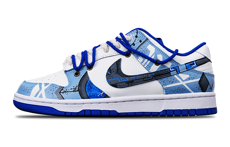 Buy 【カスタムシューズ】ナイキ ダンク ロー レトロ「ハイパーコバルト」 CW1590-001(TeamT-机械雾霾蓝S-BOX)