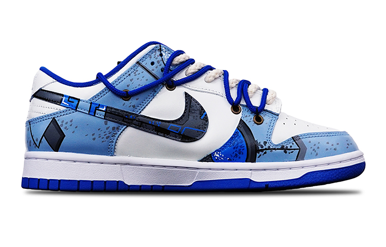 Order 【カスタムシューズ】ナイキ ダンク ロー レトロ「ハイパーコバルト」 CW1590-001(TeamT-机械雾霾蓝S-BOX)
