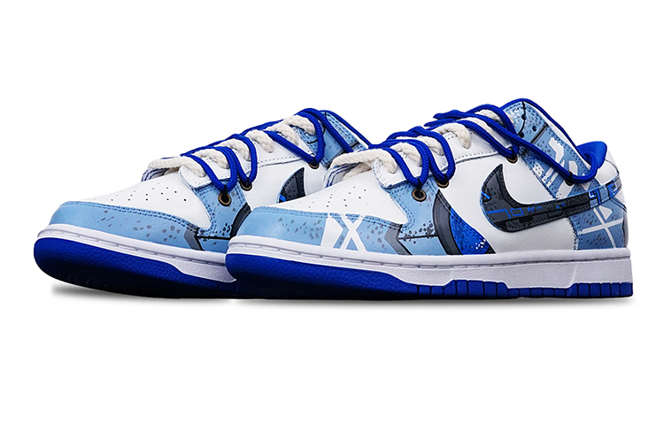 Lookbook 【カスタムシューズ】ナイキ ダンク ロー レトロ「ハイパーコバルト」 CW1590-001(TeamT-机械雾霾蓝S-BOX)