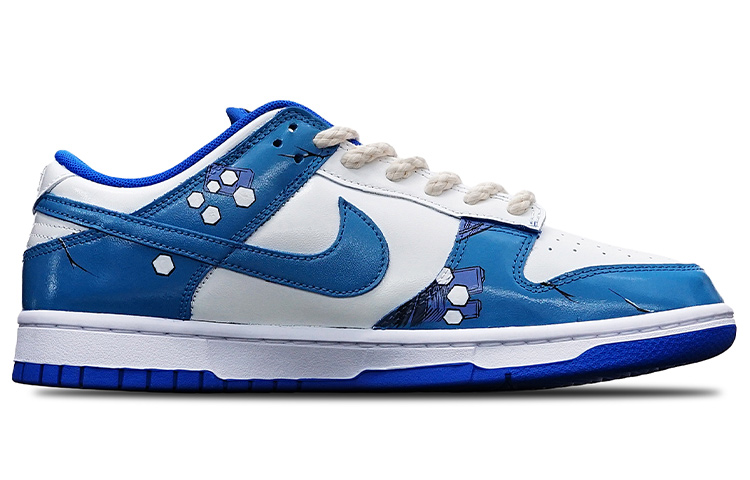 Order [Sepatu Custom] Nike Dunk Low Retro 'Hyper Cobalt Cyberpunk' DD1391-001(TeamT-男款赛博朋克北卡蓝)