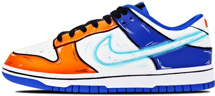 custom-shoes-nike-dunk-low-retro-hyper-cobalt-dragon-ball-super-saiyan-goku