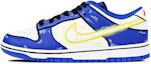 Buy 나이키 덩크 로우 레트로 '초사이어인 코발트' (커스텀) DD1391-001(Team叁-男款喷绘手绘白蓝贝吉塔)