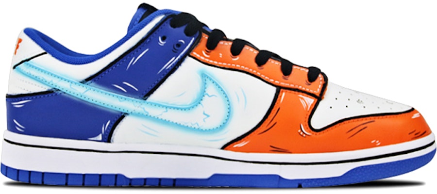 나이키 덩크 로우 레트로 '초사이언 고쿠' (커스텀) DD1391-001(Team叁-男款喷绘手绘蓝橙悟空) Order 나이키 덩크 로우 레트로 '초사이언 고쿠' (커스텀) DD1391-001(Team叁-男款喷绘手绘蓝橙悟空)