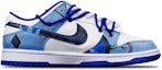 Order 나이키 덩크 로우 레트로 '하이퍼 코발트 디컨스트럭티드' (커스텀) DD1391-001(TeamT-解构机械雾霾蓝S-BOX)