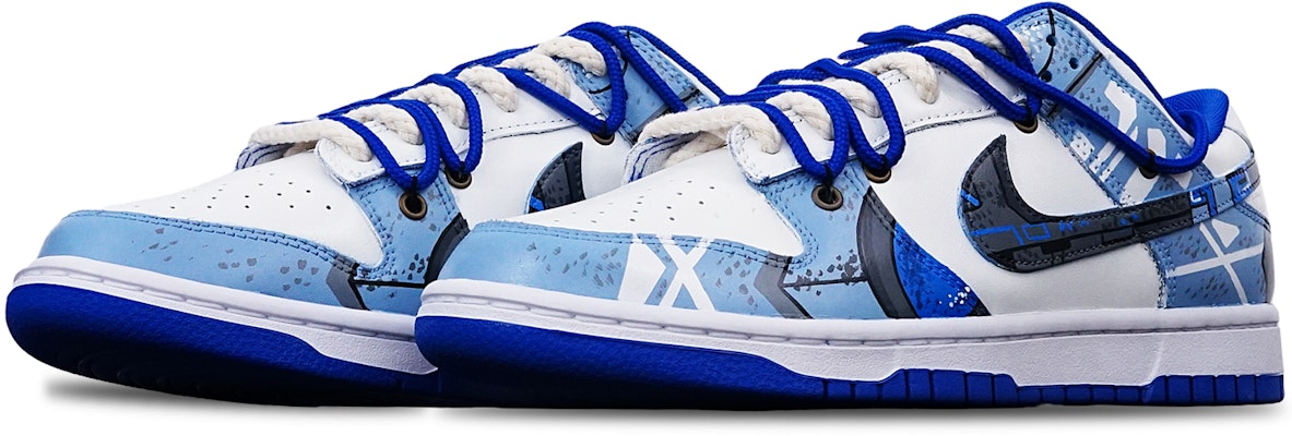 나이키 덩크 로우 레트로 '하이퍼 코발트 디컨스트럭티드' (커스텀) DD1391-001(TeamT-解构机械雾霾蓝S-BOX) Lookbook 나이키 덩크 로우 레트로 '하이퍼 코발트 디컨스트럭티드' (커스텀) DD1391-001(TeamT-解构机械雾霾蓝S-BOX)