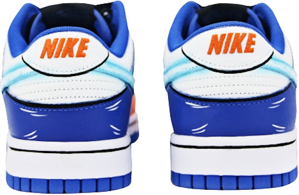 나이키 덩크 로우 레트로 '초사이언 고쿠' (커스텀) DD1391-001(Team叁-男款喷绘手绘蓝橙悟空) Shop 나이키 덩크 로우 레트로 '초사이언 고쿠' (커스텀) DD1391-001(Team叁-男款喷绘手绘蓝橙悟空)