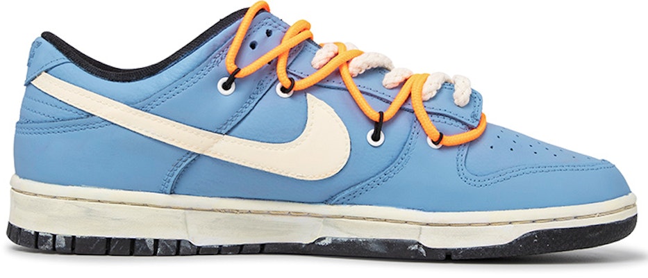 【定制球鞋】Nike Dunk Low Retro 冰淇淋 復古 塗鴉 字母 情侶解構 低幫 板鞋 男款 藍橙 Order 【定制球鞋】Nike Dunk Low Retro 冰淇淋 復古 塗鴉 字母 情侶解構 低幫 板鞋 男款 藍橙