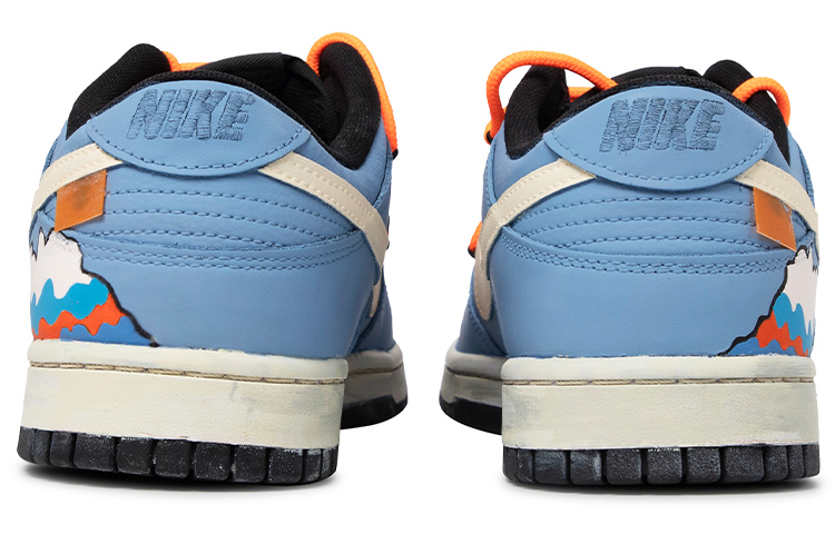 Shop [Kasut Tersuai] Nike Dunk Low Retro 'Ice Cream Graffiti Biru Jingga' DJ6188-002(TeamM-男款冰激凌蓝橙)