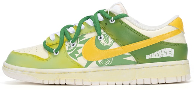 나만의 손길, 덩크 로우 레트로 '몰입형 핸드페인팅' (44 characters) DJ6188-100(TeamR-男款沉浸白绿) Order 나만의 손길, 덩크 로우 레트로 '몰입형 핸드페인팅' (44 characters) DJ6188-100(TeamR-男款沉浸白绿)