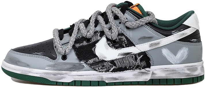 custom-shoes-nike-dunk-low-retro-industrial-graffiti-black-grey-white