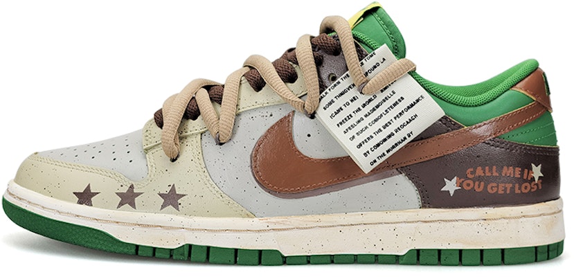 【訂製籃球鞋】Nike Dunk Low Retro BTTYS 廢土風 重金屬 工業風 老化 低筒 板鞋 男款 綠灰褐 Buy 【訂製籃球鞋】Nike Dunk Low Retro BTTYS 廢土風 重金屬 工業風 老化 低筒 板鞋 男款 綠灰褐