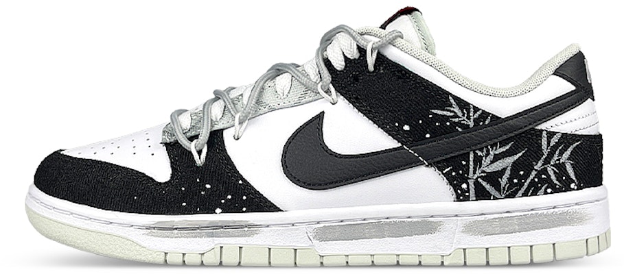 나이키 덩크 로우 레트로 '잉크 뱀부' (커스텀) DV0827-100(Team47-男黑白竹解BOX) Buy 나이키 덩크 로우 레트로 '잉크 뱀부' (커스텀) DV0827-100(Team47-男黑白竹解BOX)