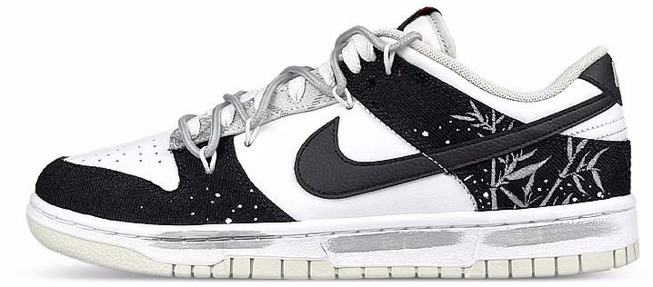 custom-shoes-nike-dunk-low-retro-ink-bamboo-black-white-grey