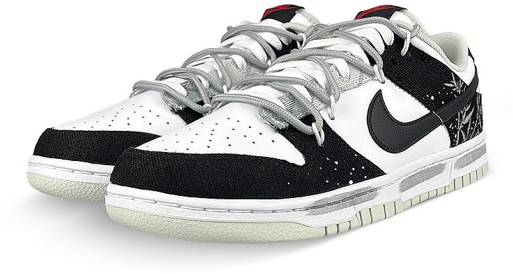 カスタム ダンク ロー "墨竹" (ブラック/グレー/ホワイト) DV0827-100(Team47-男黑白竹解) Lookbook カスタム ダンク ロー "墨竹" (ブラック/グレー/ホワイト) DV0827-100(Team47-男黑白竹解)