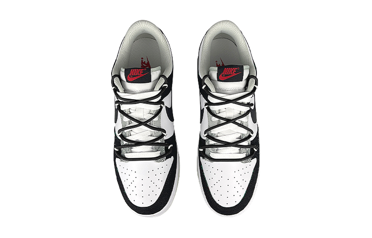 Shop 【訂製球鞋】Nike Dunk Low Retro 禮盒 國風 水墨竹 熊貓解構 潑墨 低筒 板鞋 男款 黑白