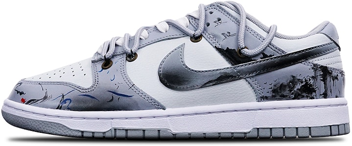 나이키 덩크 로우 레트로 '잉크 크레인' (커스텀) DJ6188-001(TeamT-水墨解构小仙鹤S-BOX) Buy 나이키 덩크 로우 레트로 '잉크 크레인' (커스텀) DJ6188-001(TeamT-水墨解构小仙鹤S-BOX)