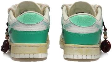 【訂製球鞋】 Nike Dunk Low Retro 水墨祥龍紋 解構做舊 中國風 平安扣掛墜 復古 休閒 低幫 板鞋 男款 墨綠 Purchase 【訂製球鞋】 Nike Dunk Low Retro 水墨祥龍紋 解構做舊 中國風 平安扣掛墜 復古 休閒 低幫 板鞋 男款 墨綠