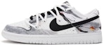 Buy 나이키 덩크 로우 레트로 '잉크 염색 디컨스트럭티드' (79 characters) DJ6188-101(TeamR-男款水墨丹青黑白灰)