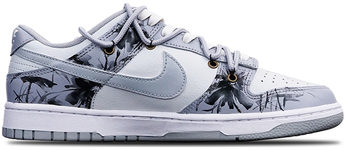 ナイキ ダンク ロー レトロ "墨蓮バイブ" (Nike Dunk Low Retro "Ink Lotus Vibe") DJ6188-001(TeamT-解构水墨荷花S-BOX) Order ナイキ ダンク ロー レトロ "墨蓮バイブ" (Nike Dunk Low Retro "Ink Lotus Vibe") DJ6188-001(TeamT-解构水墨荷花S-BOX)