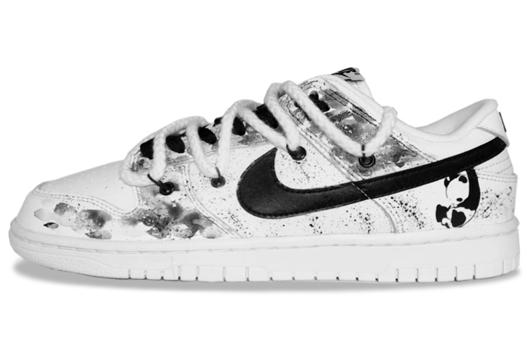 Buy [Kasut Custom] Nike Dunk Low Retro 'Ink Panda' DJ6188-101(Team21-男款Dunk水墨熊猫)