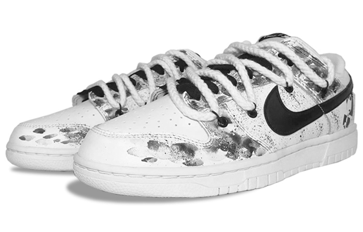 Lookbook [Kasut Custom] Nike Dunk Low Retro 'Ink Panda' DJ6188-101(Team21-男款Dunk水墨熊猫)