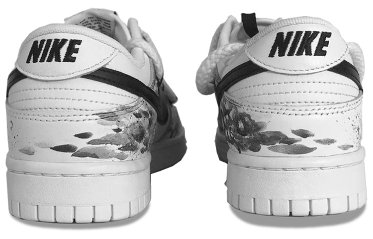 Shop [Kasut Custom] Nike Dunk Low Retro 'Ink Panda' DJ6188-101(Team21-男款Dunk水墨熊猫)